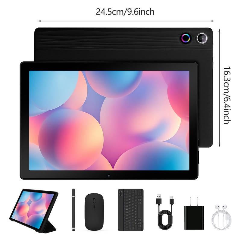 10.1-Inch Android 14 Octa-Core Tablet Set,12Gb RAM 64GB Rom,Face ID, Bluetooth,5Mp+8Mp Dual Camera,Wifi 6, 5000Mah Battery,5Mp+8Mp