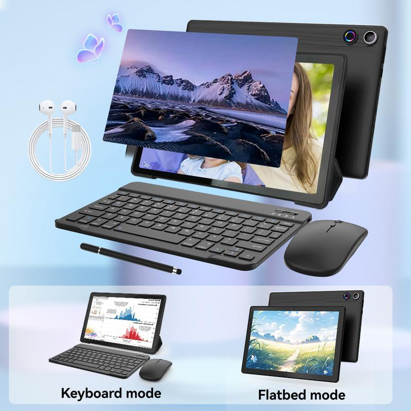 10.1-Inch Android 14 Octa-Core Tablet Set,12Gb RAM 64GB Rom,Face ID, Bluetooth,5Mp+8Mp Dual Camera,Wifi 6, 5000Mah Battery,5Mp+8Mp