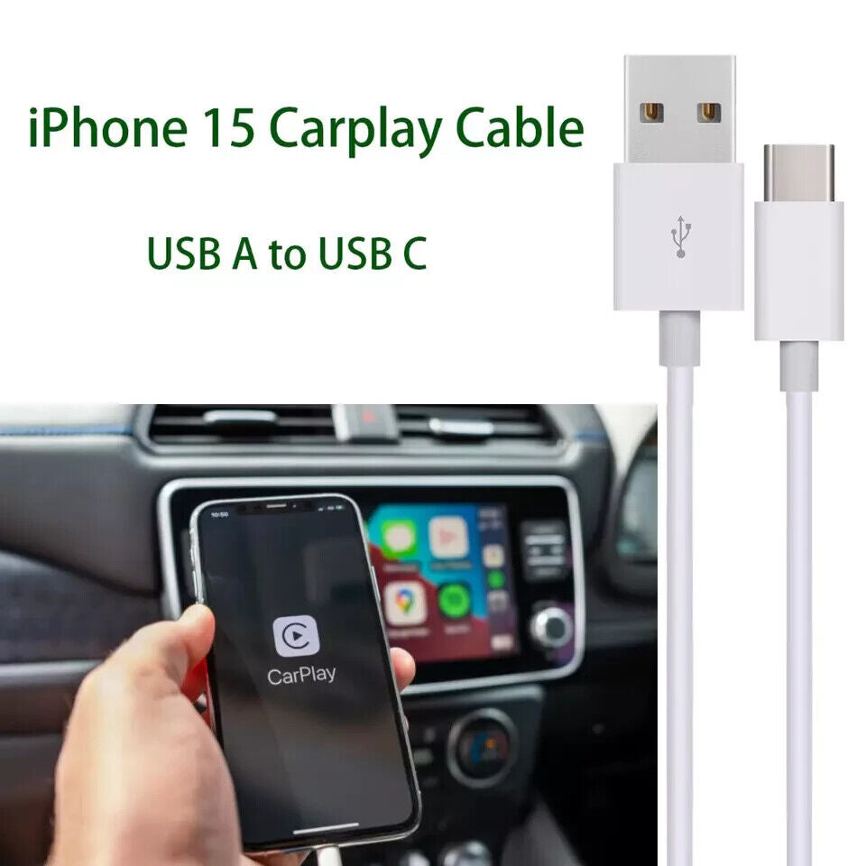 USB A to USB C Fast Charging Cable for Apple, iPhone, iPad, Samsung, and Google Devices