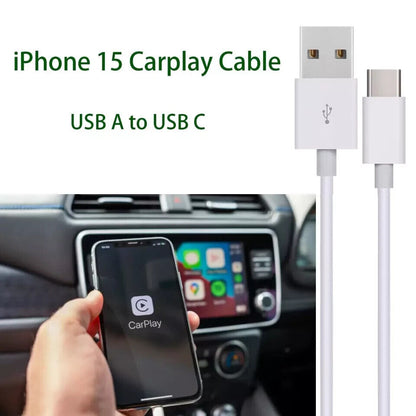 USB A to USB C Fast Charging Cable for Apple, iPhone, iPad, Samsung, and Google Devices
