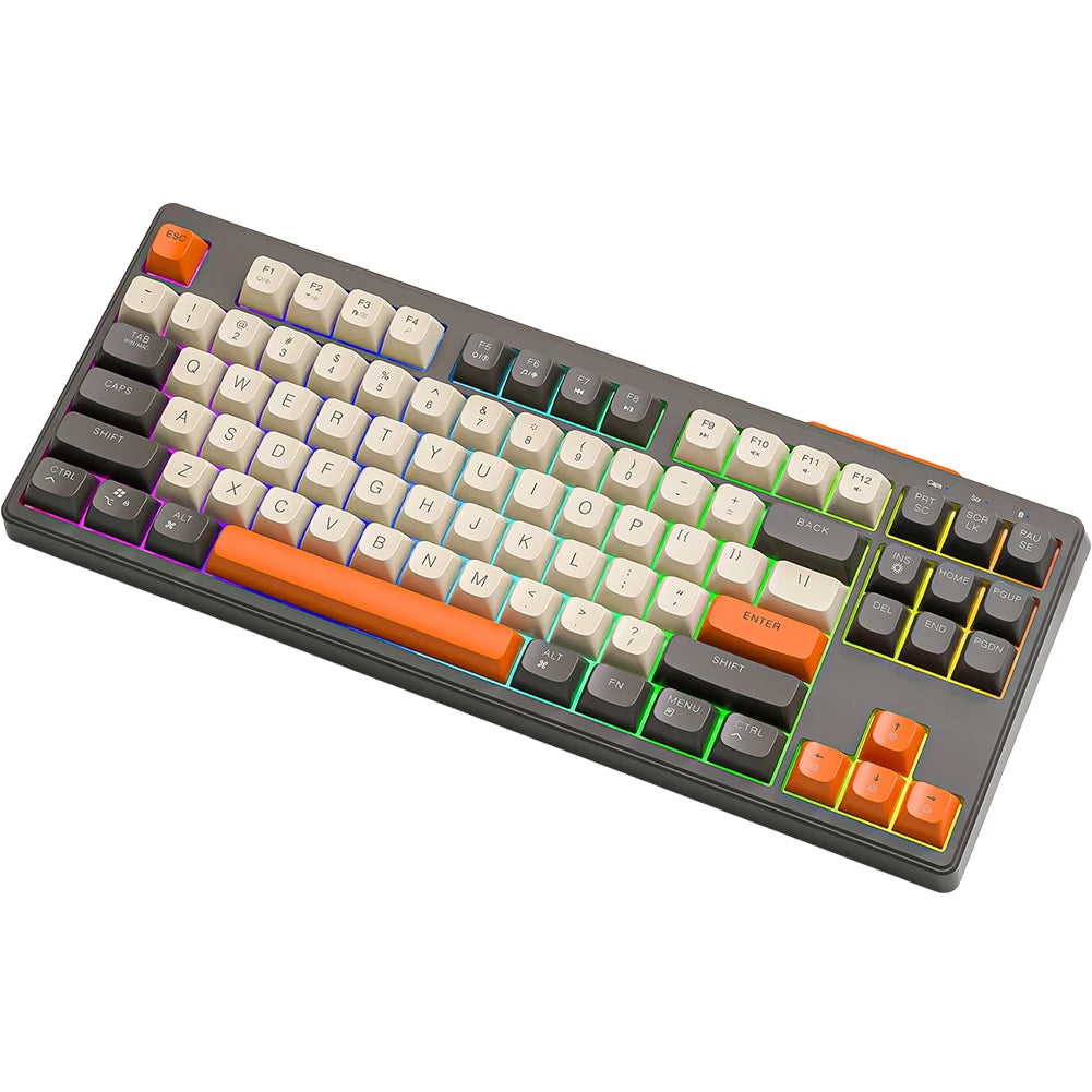 RGB Bluetooth Keyboard and Mouse Rechargeable Wireless Keyboard for Ipad Tablet Android Ios Windows Rainbow Backlight Keyboard
