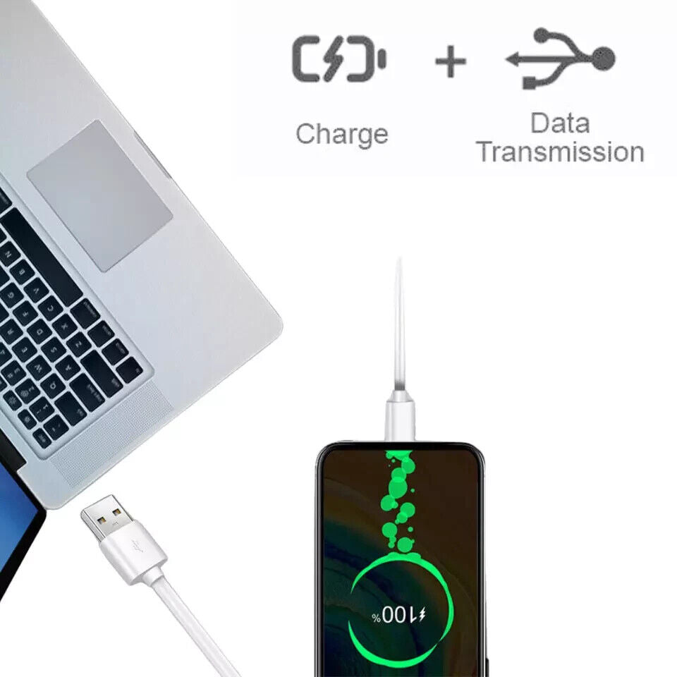 USB A to USB C Fast Charging Cable for Apple, iPhone, iPad, Samsung, and Google Devices