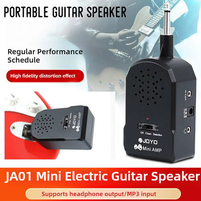 Rockblaster JA-01: Mini Electric Guitar Amp with Heavy Rock Distortion & Headphone Plug