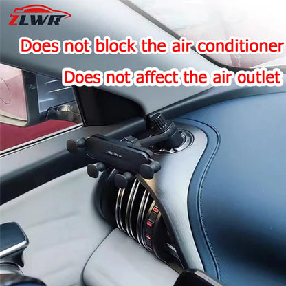 ZLWR BYD ATTO 3 Dedicated Mobile Phone Holdercar Air Outlet Mobile Phone Holder Air Vent Mobile Phone Mounting Bracket